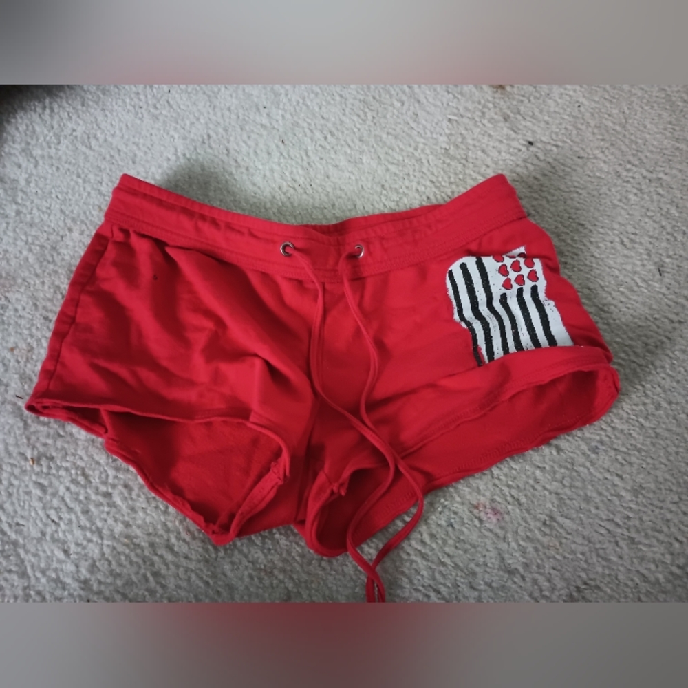 Red shorts